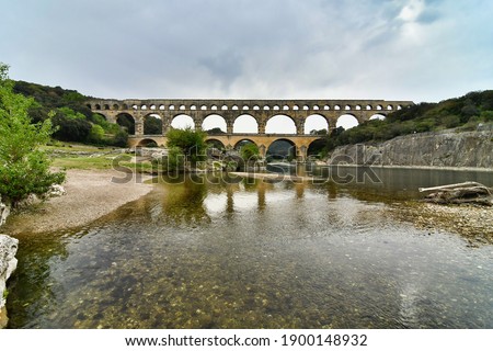 bridge over the river, photo as a background, digital image
