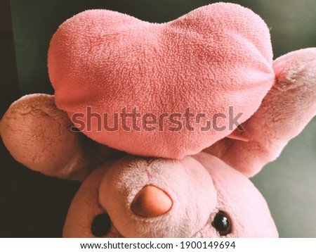 teddy bear holding a heart shape