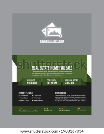Real Estate Flyer Template Fully Editable Design Very unique 