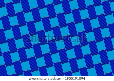 Pattern of dark blue pencils at blue background