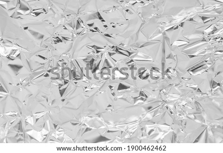 Photo of creases of aluminum paper