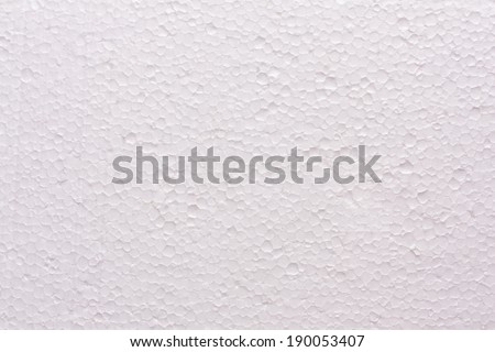 White Foam Plastic Texture