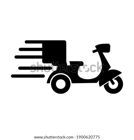 Vector For Motorcyle Delivery Food