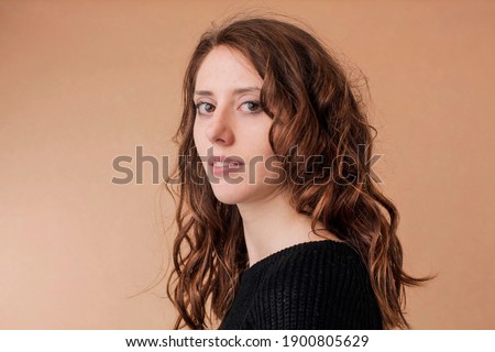 Portrait of a caucasian girl