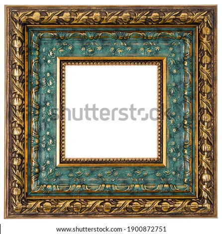 Gold frame. Highlighted object against a white background.