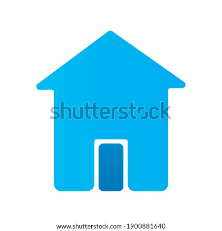 home facade silhouette style icon vector illustration design