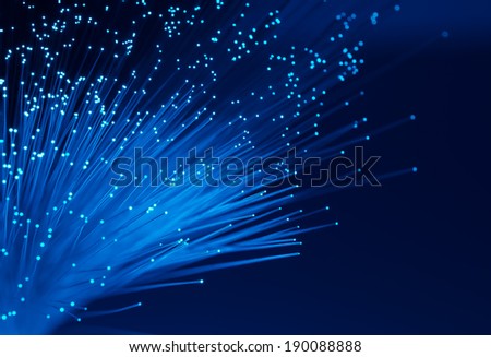 fiber optical network cable Royalty-Free Stock Photo #190088888