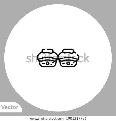 Pie icon sign vector,Symbol, logo illustration for web and mobile