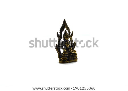 Asian Thai Buddha Amulet Pendant - small thai asian buddha magic
