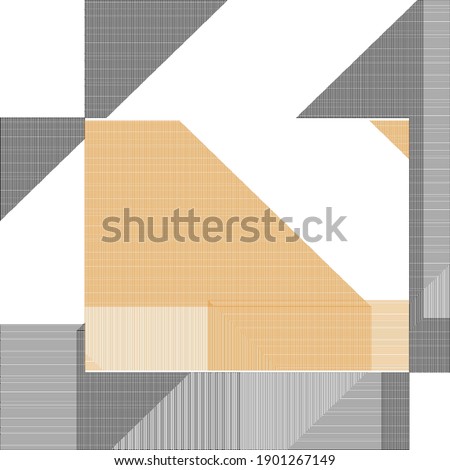 Vector Pattern with orange and grey color 
