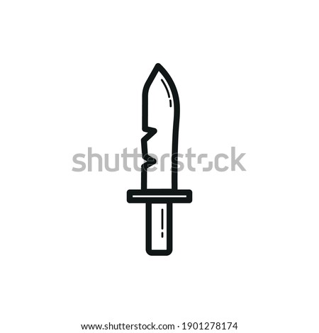 knife icon graphic vector illustration, perfect for web, climber, mountain apps, etc.