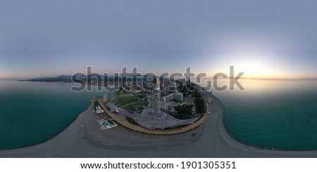 
Batumi from a drone, Adjara, Georgia, Panorama 360