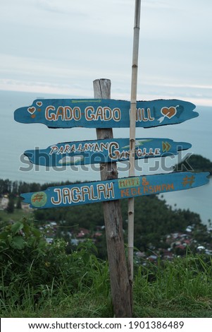 sign of gado gado hills