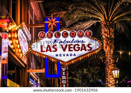 Las Vegas City in Nevada Royalty-Free Stock Photo #1901632906