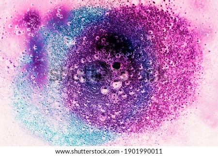 Beautiful abstract surreal drops light pastel  swirl magic . Background pattern for design. Macro photography view.