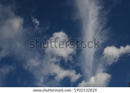 clouds in the Spanish sky, Alicante Province, Costa Blanca, Spain