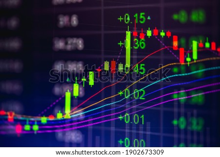 Financial accounting of profit summary graphs analysis. The business plan at the meeting and analyze financial numbers to view the performance of the company in stock market exchange.