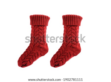 Oversized fireplace pendant Christmas socks