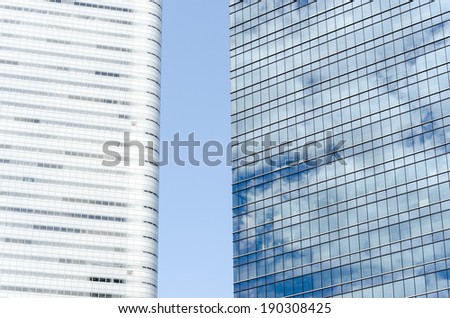 Modern Skyscraper made of steel and glass