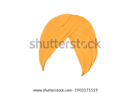 Sikh turban with white background picture