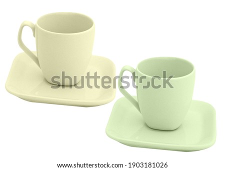 Tea cup with white background picture 