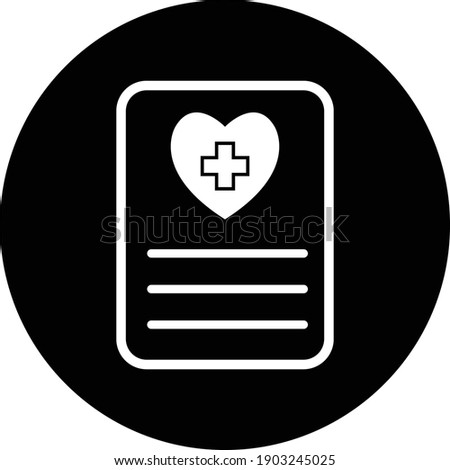 Medical bill icon. doctor prescription, doctors note, medical balance icon.