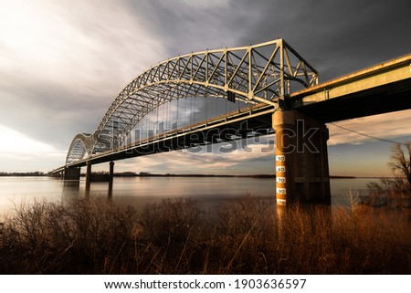 Hernando de Soto Bridge in Late Afternoon 