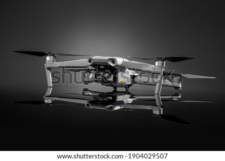 drone on a dark background
