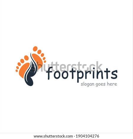 footprints creative logo design inspiration