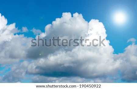 sun sky clouds
