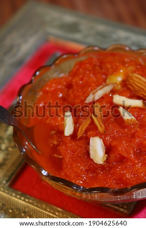 Carrot Halwa High Res Stock Images