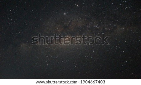 A simple night sky photography