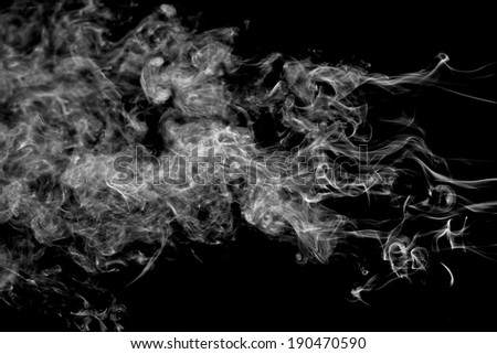 Movement of smoke.
