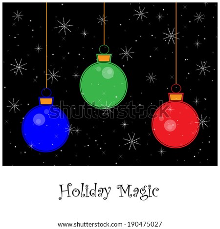 Holiday Ornaments - Greeting