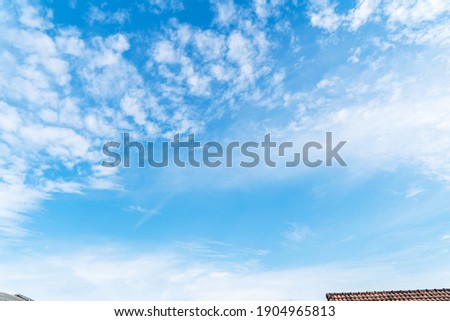 Background sky gradient , Bright and enjoy your eye with the sky refreshing in Phuket Thailand. Royalty-Free Stock Photo #1904965813