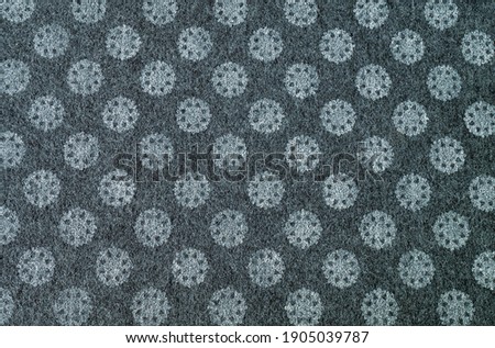 Texture of the small rug for sorbtion of water in salon of the car, Background from filaments,Type overhand