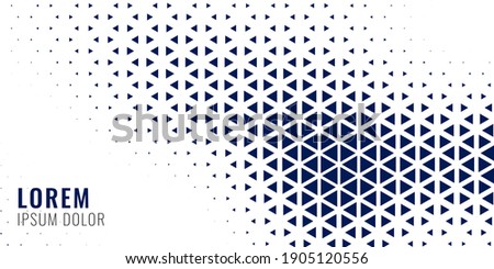 Abstract geometric triangular pattern background template. Vector illustration. Royalty-Free Stock Photo #1905120556