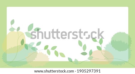 Green leaves background illustration. Spring green leaves wallpaper. Vector illustration.