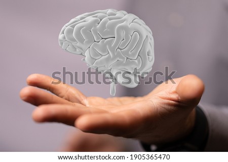 human brain mind idea symbol Royalty-Free Stock Photo #1905365470