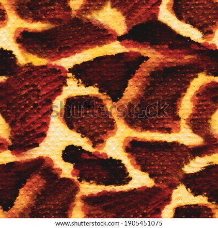 Animal Skin Fabric. Brown Watercolor Repeat. Savannah Leopard Texture. Multicolor Modern Dots. Animal Leather Seamless Print. Tropical Luxury Pattern. Tie Dye Stripe Brush. Cheetah Jungle Spots.