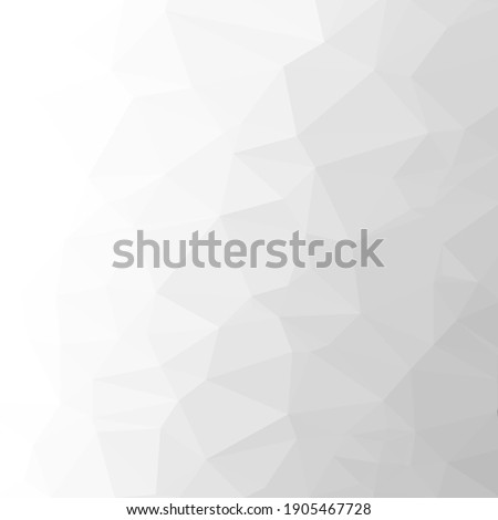 Vector Winter Polygonal Background. Ice Pattern. Ice Triangular Background. Blue Mosaic Template. Winter Surface.