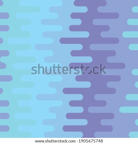 Flat blue seamless pattern. Abstract modern background. Vector illustration EPS 10.