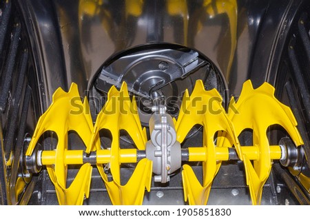 
Rotor of snow removal equipment from a snow blower.