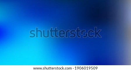 Light blue vector blurred texture. Colorful gradient abstract illustration in blur style. Your design for applications. Royalty-Free Stock Photo #1906019509