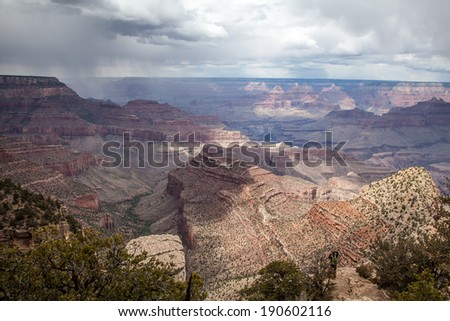 Stormy Sunset over Grand Canyon