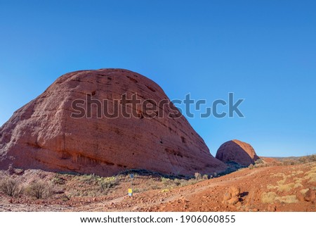 The stunning landscape in the Kata Tjuta National park, Northern Territory, Australia.