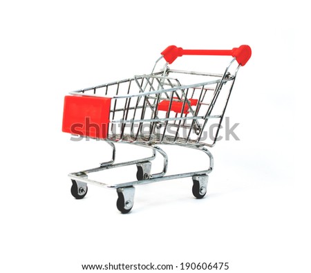 trolley isolated on white background