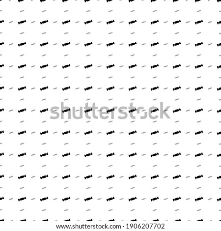 Square seamless background pattern from geometric shapes are different sizes and opacity. The pattern is evenly filled with black candy symbols. Vector illustration on white background