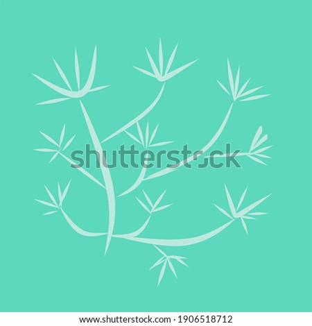 A background for wind grass flower icon