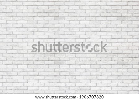 white brick wall texture used to make background suitable for interior and exterior home.